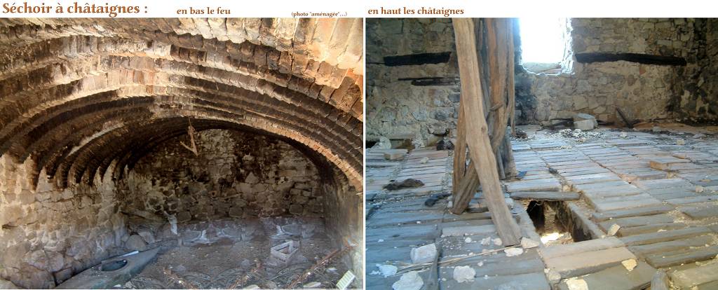 Le séchoir à châtaignes
