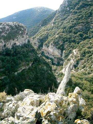 Vallon de l'Arc vu d'en haut