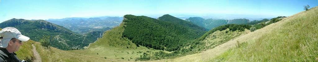 vue depois la monte au Veyou