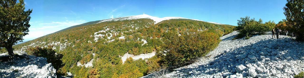 vue sur le sommet